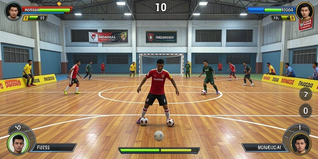 Tampilan awal game yang memukau dan interaktif.