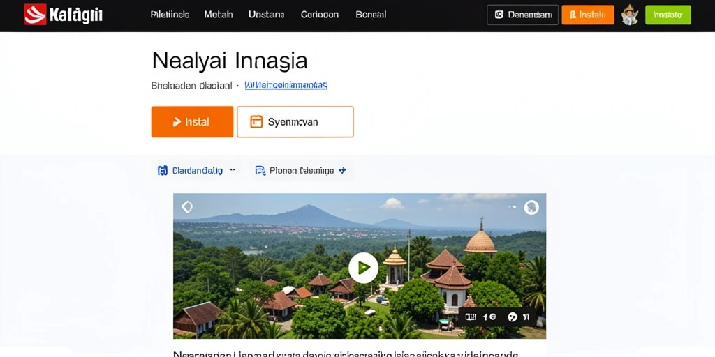 Tampilan awal yang memukau dan menarik perhatian.