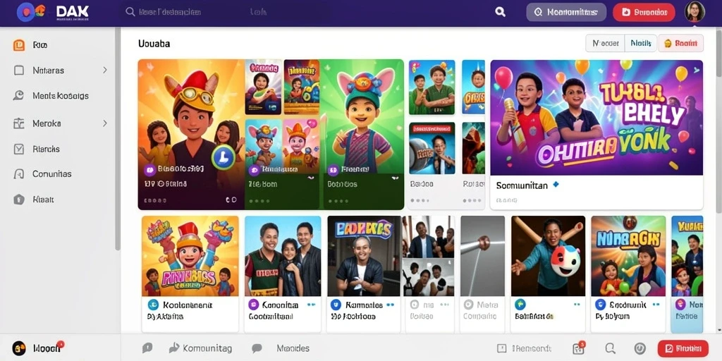 Antarmuka yang menarik dan mudah digunakan.