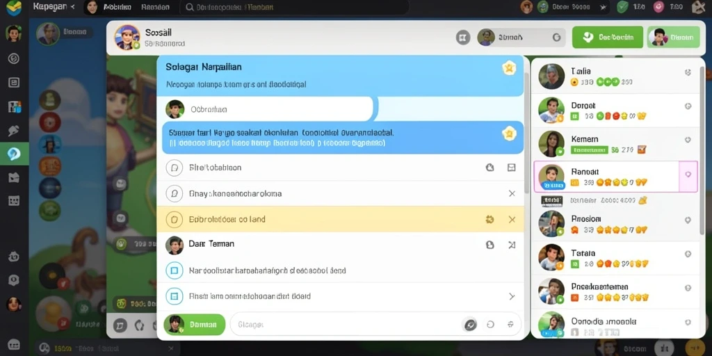 Tampilan mencolok dengan grafik yang menarik.