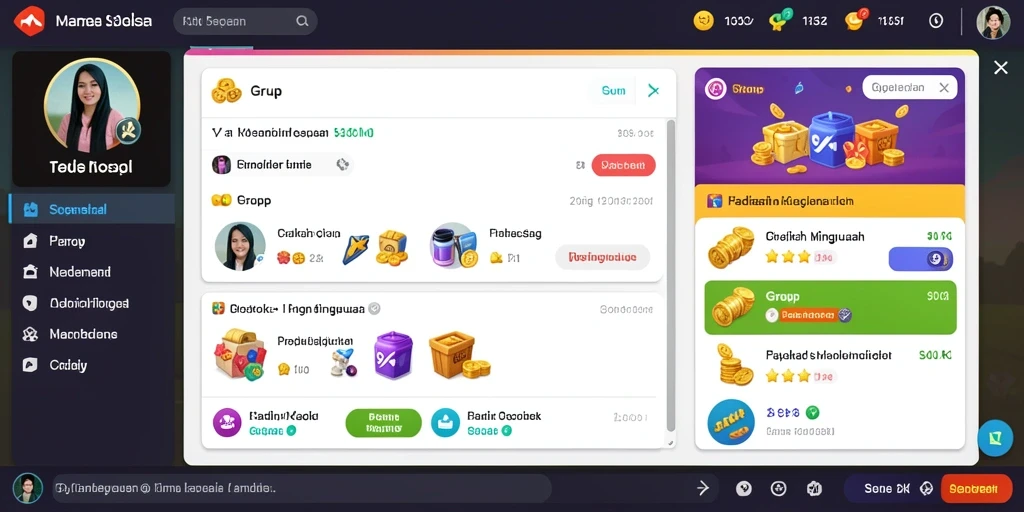 Tangkapan layar menampilkan karakter utama dalam pertempuran epic.