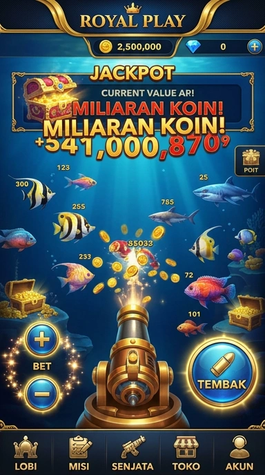 Cuplikan layar menu unduhan royalplay untuk perangkat Android